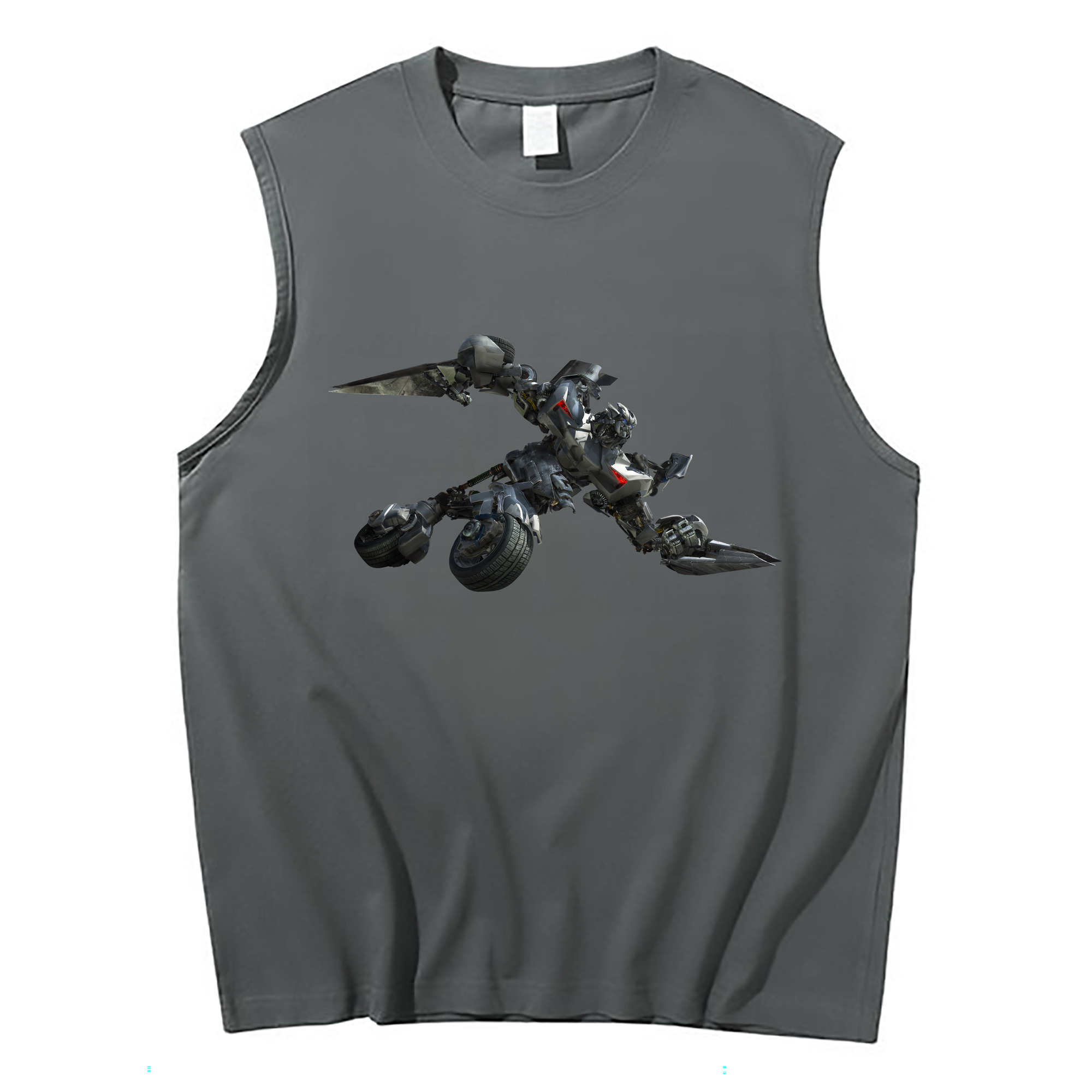 （画像用） Transformers トランスフォーマー コットン100％タンクトップ（フロントプリント）
